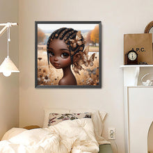 Load image into Gallery viewer, Diamond Painting - Full Round - Butterfly girl (30*30CM)
