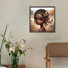 Load image into Gallery viewer, Diamond Painting - Full Round - Butterfly girl (30*30CM)
