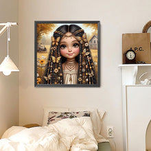 Load image into Gallery viewer, Diamond Painting - Full Round - Butterfly girl (30*30CM)
