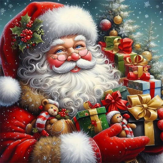 Diamond Painting - Full Round - Santa Claus (40*40CM)