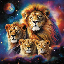 Load image into Gallery viewer, Diamond Painting - Full Round - Lion (55*55CM)
