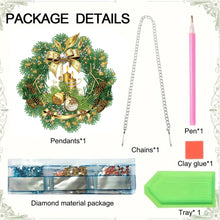 Load image into Gallery viewer, Acrylic Special Shape DIY Diamond Garland Pendant Kit Christmas Bow for Beginner
