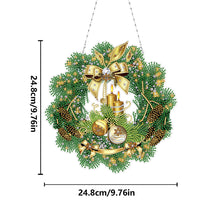 Load image into Gallery viewer, Acrylic Special Shape DIY Diamond Garland Pendant Kit Christmas Bow for Beginner
