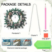 Load image into Gallery viewer, Acrylic Special Shape DIY Diamond Garland Pendant Kit Christmas Bow for Beginner
