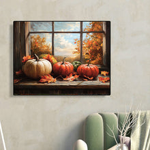 Load image into Gallery viewer, Diamond Painting - Full Round - Pumpkin window (50*40CM)
