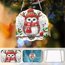 Load image into Gallery viewer, Acrylic Special Shape Christmas Animal Diamond Painting Ornaments for Art Crafts
