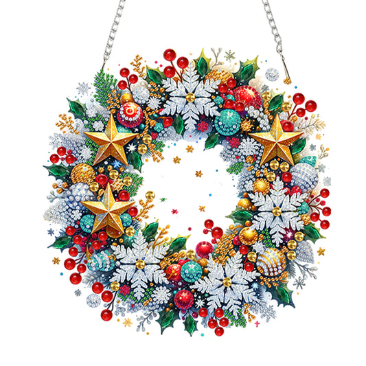 Acrylic Special Shape Christmas Animal Diamond Painting Ornaments for Art Crafts