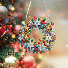 Load image into Gallery viewer, Acrylic Special Shape Christmas Animal Diamond Painting Ornaments for Art Crafts
