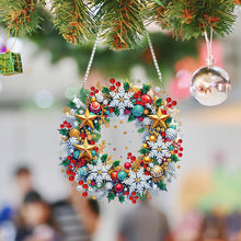 Load image into Gallery viewer, Acrylic Special Shape Christmas Animal Diamond Painting Ornaments for Art Crafts

