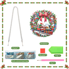 Load image into Gallery viewer, Acrylic Special Shape Christmas Animal Diamond Painting Ornaments for Art Crafts
