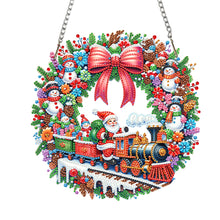 Load image into Gallery viewer, Acrylic Special Shape Christmas Animal Diamond Painting Ornaments for Art Crafts
