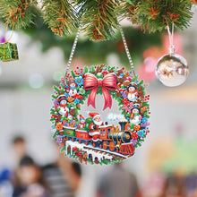 Load image into Gallery viewer, Acrylic Special Shape Christmas Animal Diamond Painting Ornaments for Art Crafts
