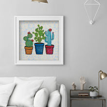 Load image into Gallery viewer, Diamond Painting - Full Crystal - Cactus in pot (30*30CM)
