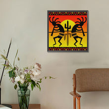 Load image into Gallery viewer, Diamond Painting - Full Round - Southwest tribal cactus (30*30CM)
