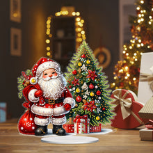 Load image into Gallery viewer, Christmas Table Top Diamond Painting Ornament Kits for Home Office Desktop Decor
