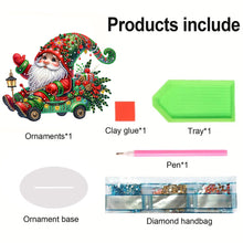Load image into Gallery viewer, Christmas Table Top Diamond Painting Ornament Kits for Home Office Desktop Decor
