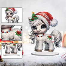Load image into Gallery viewer, Christmas Table Top Diamond Painting Ornament Kits for Home Office Desktop Decor
