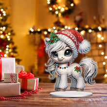 Load image into Gallery viewer, Christmas Table Top Diamond Painting Ornament Kits for Home Office Desktop Decor
