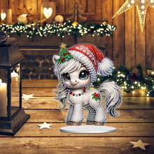 Load image into Gallery viewer, Christmas Table Top Diamond Painting Ornament Kits for Home Office Desktop Decor
