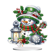 Load image into Gallery viewer, Christmas Table Top Diamond Painting Ornament Kits for Home Office Desktop Decor

