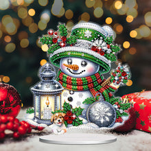 Load image into Gallery viewer, Christmas Table Top Diamond Painting Ornament Kits for Home Office Desktop Decor
