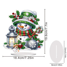 Load image into Gallery viewer, Christmas Table Top Diamond Painting Ornament Kits for Home Office Desktop Decor
