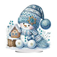 Load image into Gallery viewer, Christmas Table Top Diamond Painting Ornament Kits for Home Office Desktop Decor
