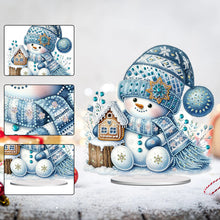 Load image into Gallery viewer, Christmas Table Top Diamond Painting Ornament Kits for Home Office Desktop Decor

