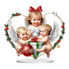 Load image into Gallery viewer, Christmas Table Top Diamond Painting Ornament Kits for Home Office Desktop Decor
