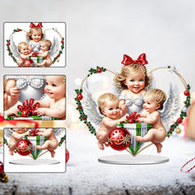 Load image into Gallery viewer, Christmas Table Top Diamond Painting Ornament Kits for Home Office Desktop Decor
