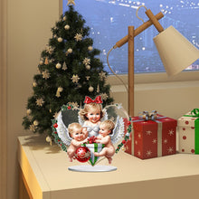 Load image into Gallery viewer, Christmas Table Top Diamond Painting Ornament Kits for Home Office Desktop Decor
