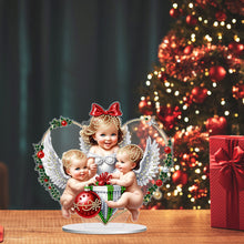 Load image into Gallery viewer, Christmas Table Top Diamond Painting Ornament Kits for Home Office Desktop Decor
