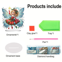 Load image into Gallery viewer, Christmas Table Top Diamond Painting Ornament Kits for Home Office Desktop Decor
