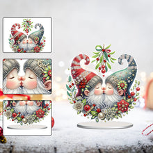 Load image into Gallery viewer, Christmas Table Top Diamond Painting Ornament Kits for Home Office Desktop Decor
