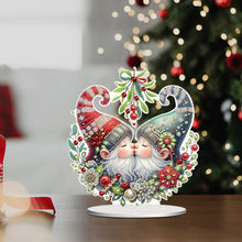 Load image into Gallery viewer, Christmas Table Top Diamond Painting Ornament Kits for Home Office Desktop Decor
