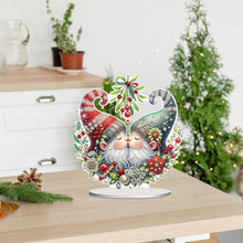 Load image into Gallery viewer, Christmas Table Top Diamond Painting Ornament Kits for Home Office Desktop Decor
