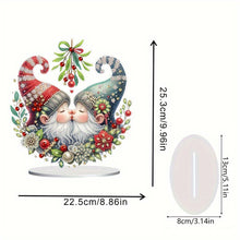 Load image into Gallery viewer, Christmas Table Top Diamond Painting Ornament Kits for Home Office Desktop Decor
