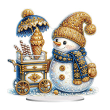 Load image into Gallery viewer, Christmas Table Top Diamond Painting Ornament Kits for Home Office Desktop Decor
