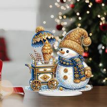 Load image into Gallery viewer, Christmas Table Top Diamond Painting Ornament Kits for Home Office Desktop Decor
