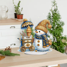 Load image into Gallery viewer, Christmas Table Top Diamond Painting Ornament Kits for Home Office Desktop Decor
