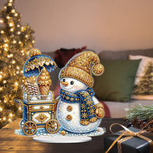 Load image into Gallery viewer, Christmas Table Top Diamond Painting Ornament Kits for Home Office Desktop Decor
