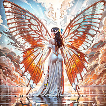 Load image into Gallery viewer, Diamond Painting - Partial Special Shaped - Winged fairy (30*30CM)
