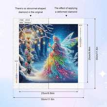 Load image into Gallery viewer, Diamond Painting - Partial Special Shaped - Winged fairy (30*30CM)
