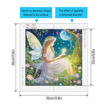 Load image into Gallery viewer, Diamond Painting - Partial Special Shaped - Winged fairy (30*30CM)
