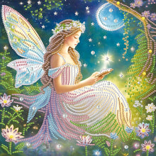 Load image into Gallery viewer, Diamond Painting - Partial Special Shaped - Winged fairy (30*30CM)
