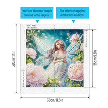 Load image into Gallery viewer, Diamond Painting - Partial Special Shaped - Winged fairy (30*30CM)
