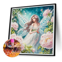 Load image into Gallery viewer, Diamond Painting - Partial Special Shaped - Winged fairy (30*30CM)
