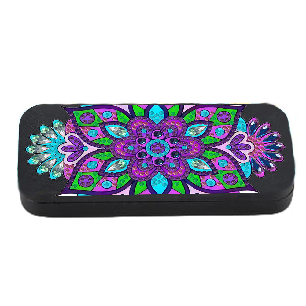 Cat Diamond Painting Eyeglasses Case 5D DIY Eyewear Organizer Case for Art Craft