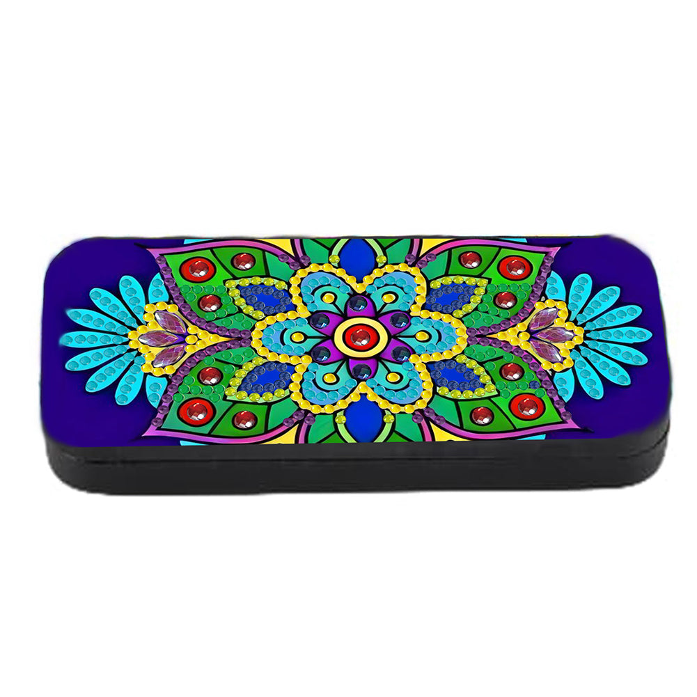 Cat Diamond Painting Eyeglasses Case 5D DIY Eyewear Organizer Case for Art Craft