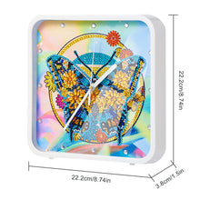 Load image into Gallery viewer, Christmas Special Shape DIY Crystal Diamond Clock Diamond Art Clock Pendants Kit
